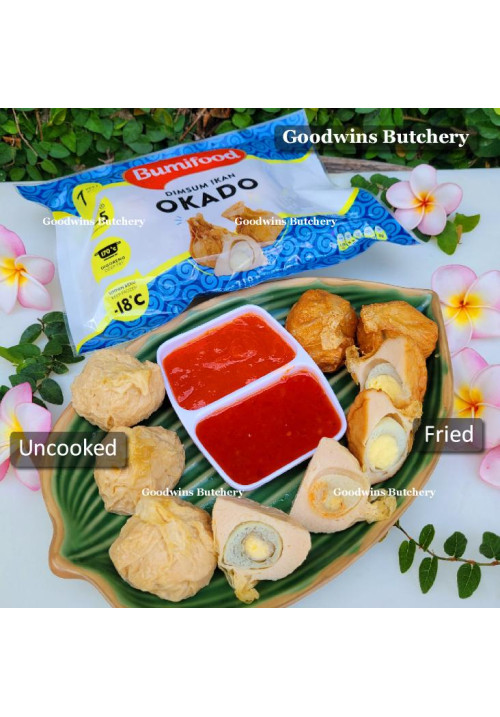 Okado FISH DIMSUM - SIOMAY IKAN BumiFood Gourmet frozen RTC 200g 7pcs